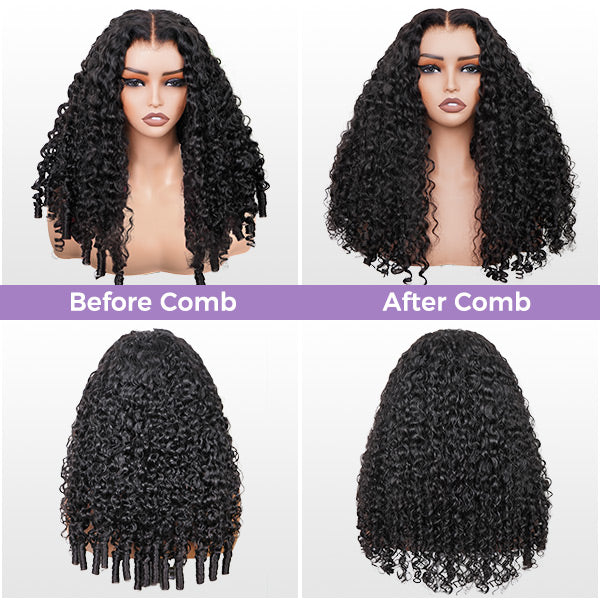 13x6 Glueless Burmese Curly Wig – Pre-Plucked Natural Hairline