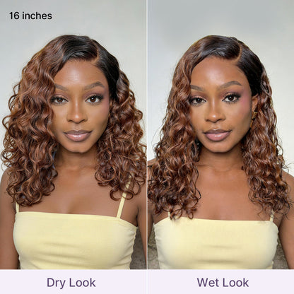 Ready-to-Wear Glueless Curly Bob Wig