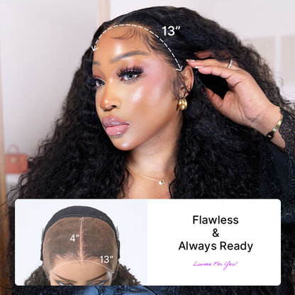 🔥Last Day:60% Off✨ No Glue, No Hassle – Natural Wavy & Braided Wigs