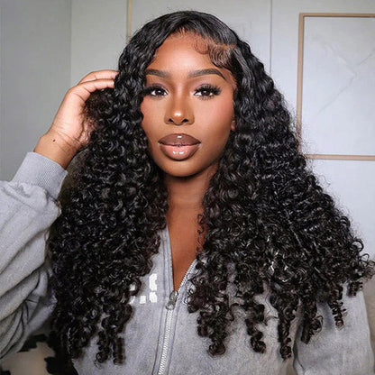 13x6 Glueless Burmese Curly Wig – Pre-Plucked Natural Hairline