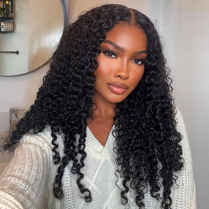 13x6 Glueless Burmese Curly Wig – Pre-Plucked Natural Hairline
