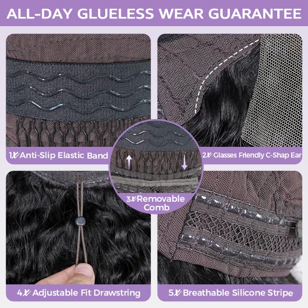 13x6 Glueless Burmese Curly Wig – Pre-Plucked Natural Hairline