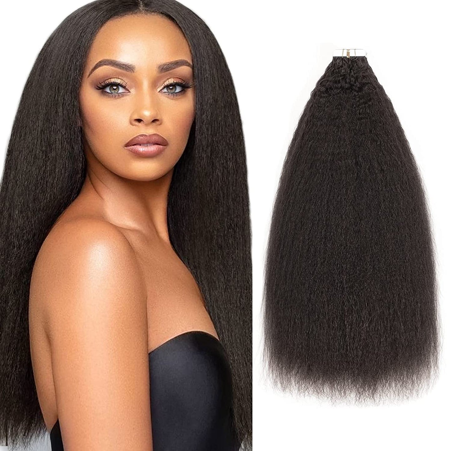 Invisible Tape-In Extensions That Blend Like Your Own Hair